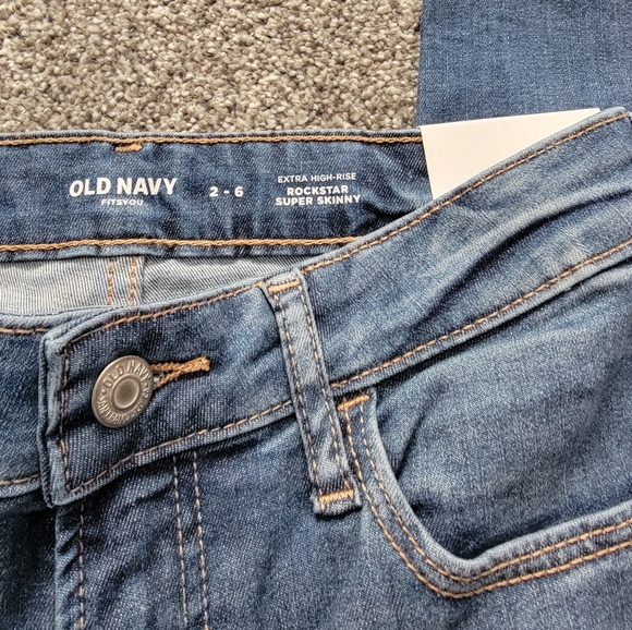 NWT! O.N. Super Skinny Extra High Rise - Picture 4 of 6